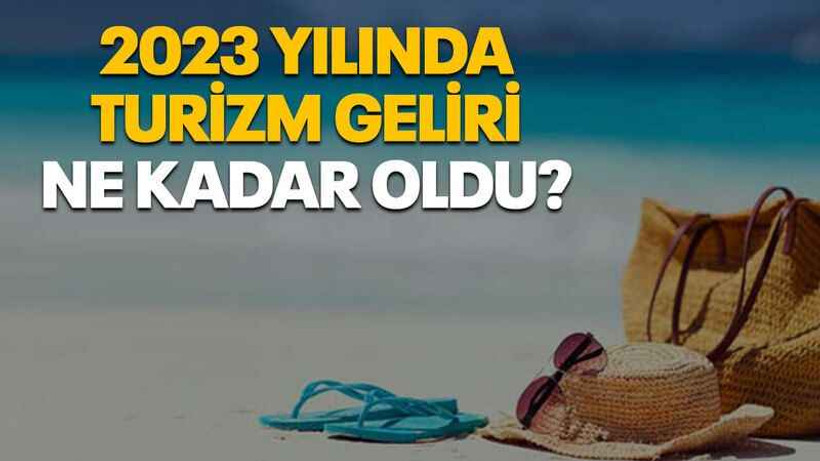 2023 yılında turizm geliri ne kadar oldu?